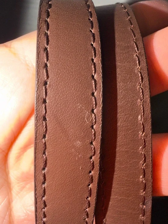 LOUIS VUITTON Marais Shoulder Bag Damier Ebene Leather Brown - Picture 6 of 11